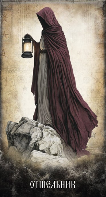 Карта Таро Отшельник