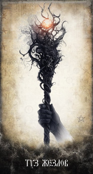 Карта Таро Туз Жезлов