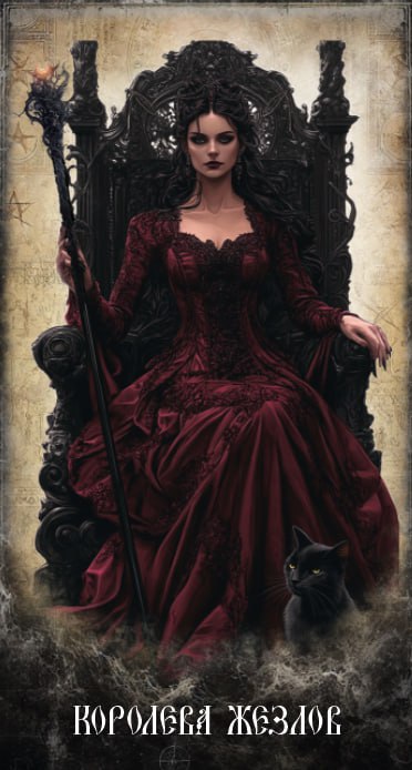 Карта Таро Королева Жезлов