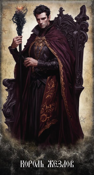 Карта Таро Король Жезлов