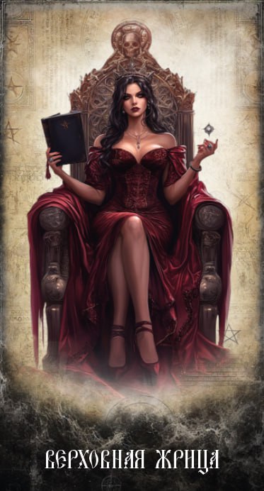 Карта Таро Верховная Жрица