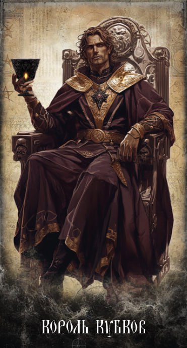 Карта Таро Король Кубков