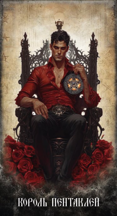 Карта Таро Король Пентаклей